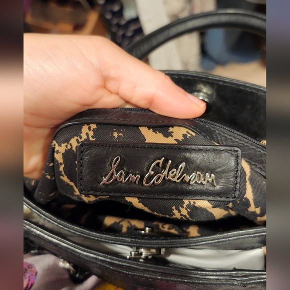 Sam Edelman Black Leather Handbag - Picture 8 of 8